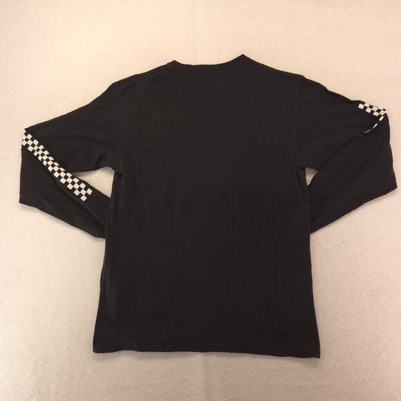 Pacman Video Game Graphic Crew Neck Long Sleeve Shirt Mens Size M Black - Picture 9 of 9